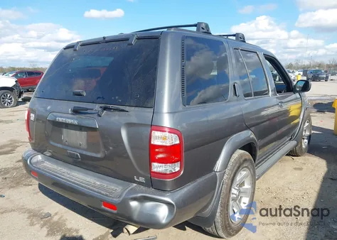 2004 Nissan Pathfinder Le Platinum из США, поврежденный, VIN JN8DR09X54W809962
